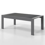 Table basse d'extérieur en aluminium tout temps