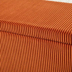 Banc de rangement ottoman rembourré orange / émeraude / noir / gris clair / beige / bleu marine