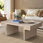 Table basse industrielle vintage de qualité supérieure avec structure à double niveau pour les salons et les bureaux