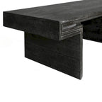 Table basse industrielle vintage de qualité supérieure avec structure à double niveau pour les salons et les bureaux