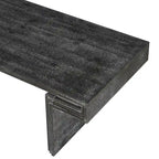 Table basse industrielle vintage de qualité supérieure avec structure à double niveau pour les salons et les bureaux