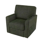 Fauteuil pivotant Chenille 360, Fauteuil moderne avec poches latérales, Fauteuil canapé pivotant, Fauteuil inclinable ergonomique pour chambre à coucher