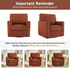 Fauteuil pivotant Chenille 360, Fauteuil moderne avec poches latérales, Fauteuil canapé pivotant, Fauteuil inclinable ergonomique pour chambre à coucher