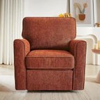 Fauteuil pivotant Chenille 360, Fauteuil moderne avec poches latérales, Fauteuil canapé pivotant, Fauteuil inclinable ergonomique pour chambre à coucher