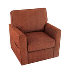 Fauteuil pivotant Chenille 360, Fauteuil moderne avec poches latérales, Fauteuil canapé pivotant, Fauteuil inclinable ergonomique pour chambre à coucher
