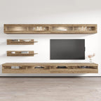 Ensemble de meuble TV flottant mural moderne I2 35
