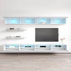 Ensemble de meuble TV flottant mural moderne I2 35