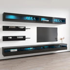 Ensemble de meuble TV flottant mural moderne I2 35