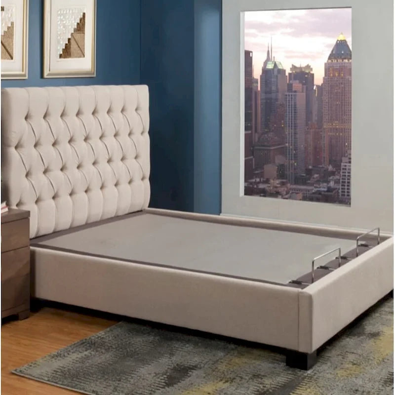 Sommier électrique réglable simple / simple XL / grand lit / très grand lit / très grand lit californien avec inclinaison de la tête et des pieds, 1-2 personnes