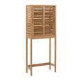 Meuble de rangement WC en bambou naturel