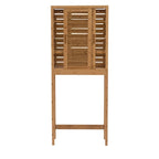 Meuble de rangement WC en bambou naturel
