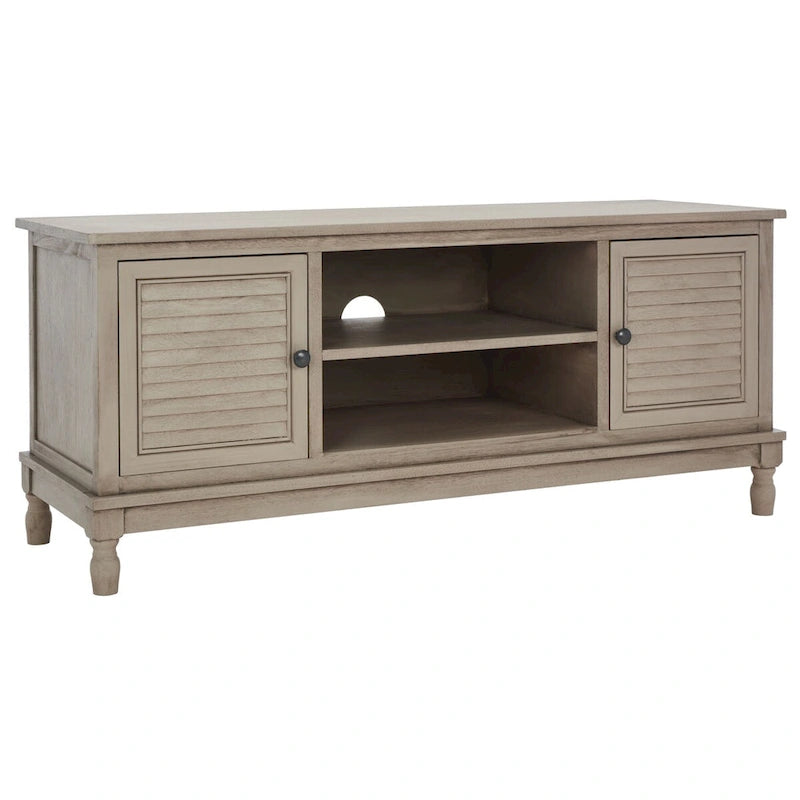 Meuble TV 2 portes 1 étagère - 47 L x 16 P x 20 H