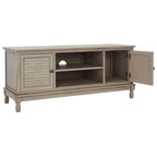 Meuble TV 2 portes 1 étagère - 47 L x 16 P x 20 H
