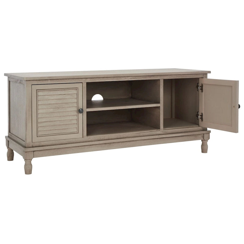 Meuble TV 2 portes 1 étagère - 47 L x 16 P x 20 H