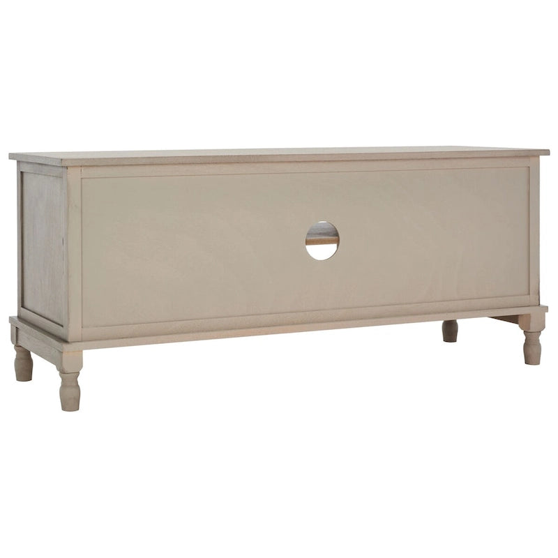 Meuble TV 2 portes 1 étagère - 47 L x 16 P x 20 H
