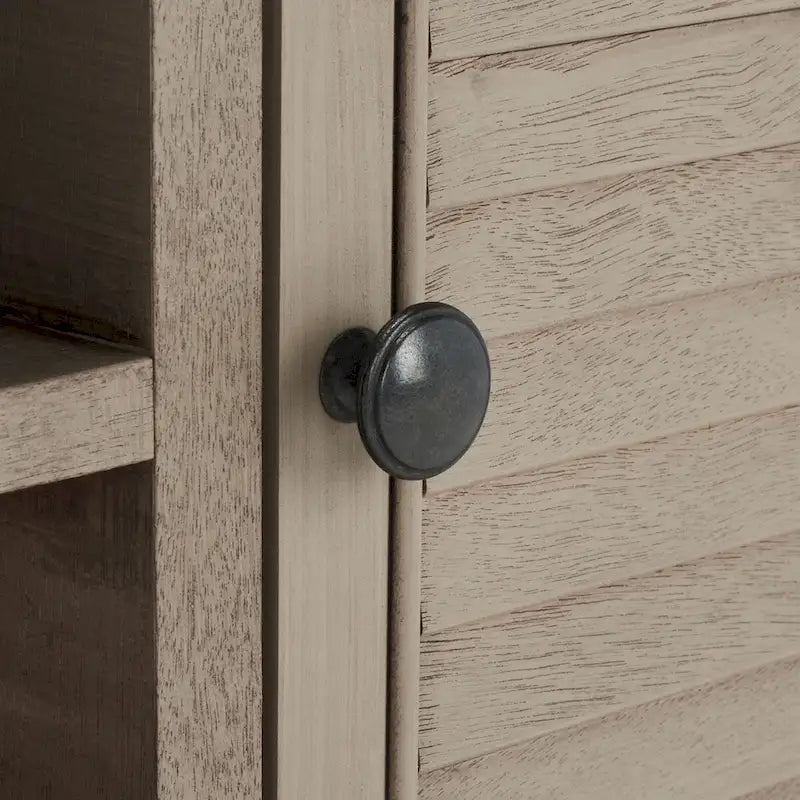 Meuble TV 2 portes 1 étagère - 47 L x 16 P x 20 H