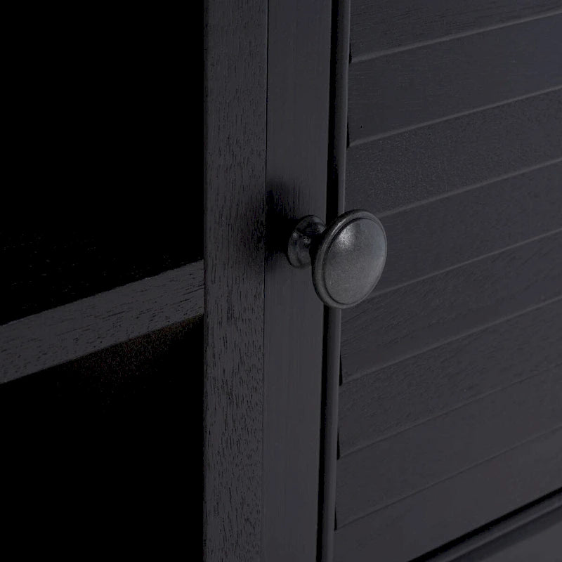 Meuble TV 2 portes 1 étagère - 47 L x 16 P x 20 H