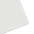 Table de chevet Off-White et Naturelle mi-siècle avec étagère inférieure