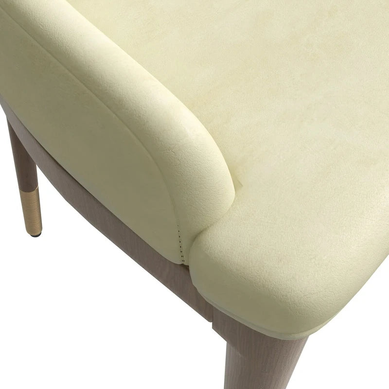 Chaise de salle à manger à dossier haut en cuir gris foncé/taupe/brun moka/crème avec pieds dorés, 1 personne