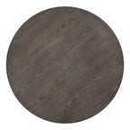 Table à manger ronde en bois massif, Noyer/Brun, 42" de diamètre, 4 places