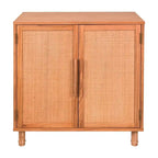 Armoire 2 portes en bois blond clair